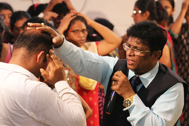 Hundreds massed into the one-day fasting prayer of Grace Ministry organized at Prayer Center in Mangalore here on May 18, 2018. People witnessed Healing, Deliverance, and life-changing testimonies. 